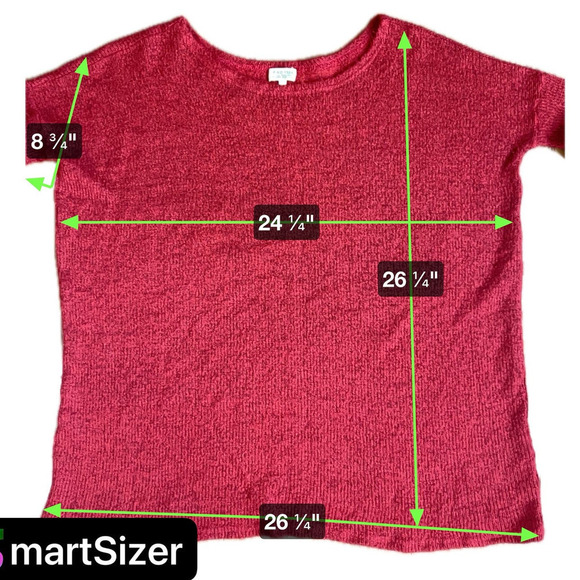 Piko 1988 Lightweight Tunic Sweater, Boatneck, Red, size Medium - Picture 8 of 12